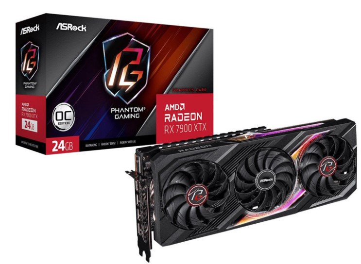 ASRock Radeon RX 7900 XTX Phantom Gaming OC